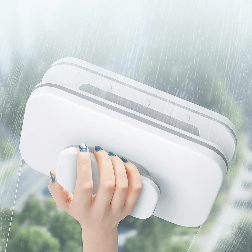 

Durable Magnetic Window Cleaner Detachable Anti Fall Safety Rope Glass Wiper Easy To Clean Double-sided Window Cleaner Window