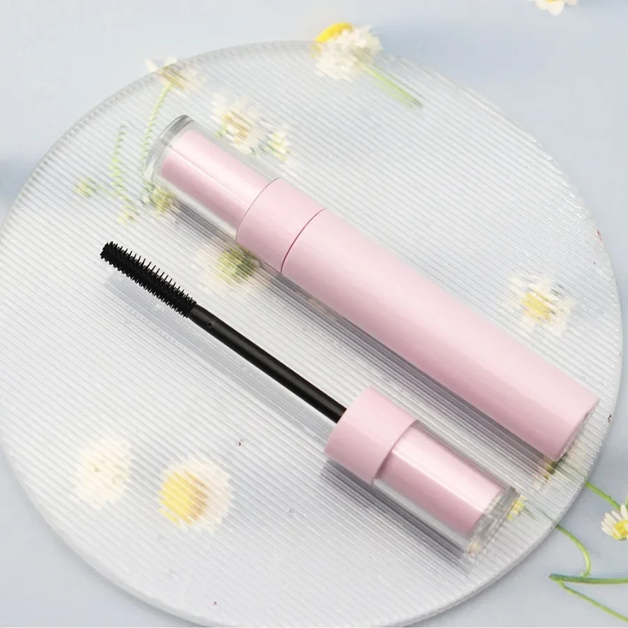 Custom Pink Tube Waterproof Mascara Smudge-proof Long Lasting Portable Easy To Apply Curling Large Eye Makeup Tools Bulk