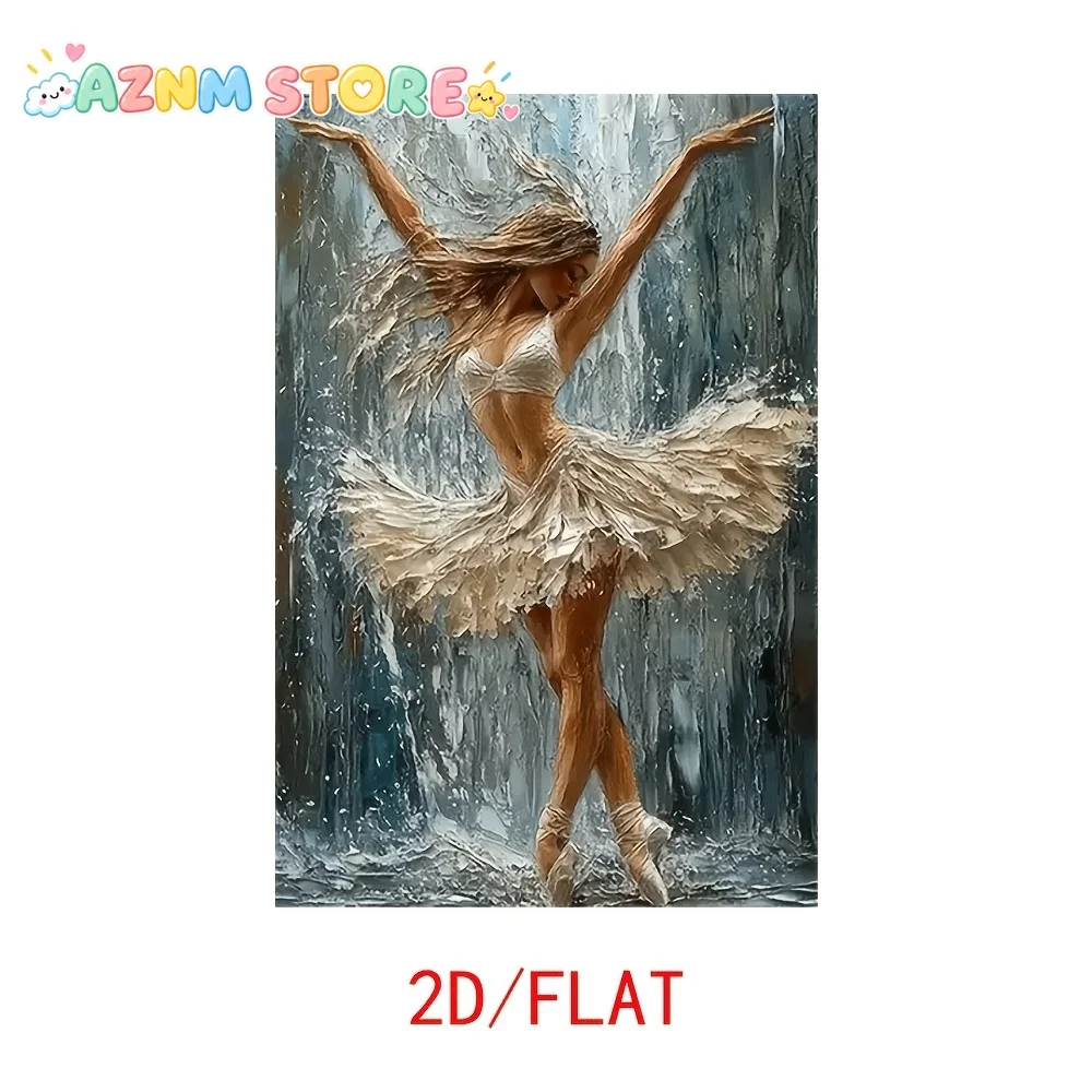 2D Flat 1pc Art Deco Style Frameless Canvas Print, Creative Wall Art, Oil Painting on Canvas, Ideal Gift for Friends, 2D Flat
