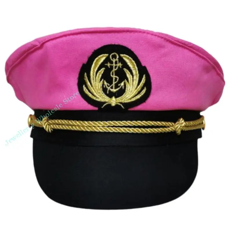 

R7UF Captain Hat for Sailor Party Decoration Accessories Sailor Role Playing