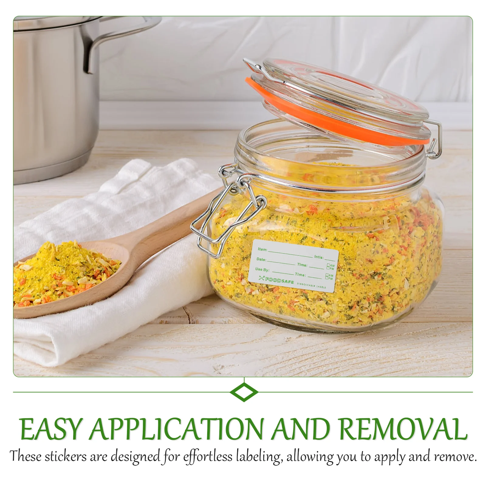 Refrigerated Storage Labels Food Taggies for Restaurant Stickers Fridge Small Holders Containers Breast Milk