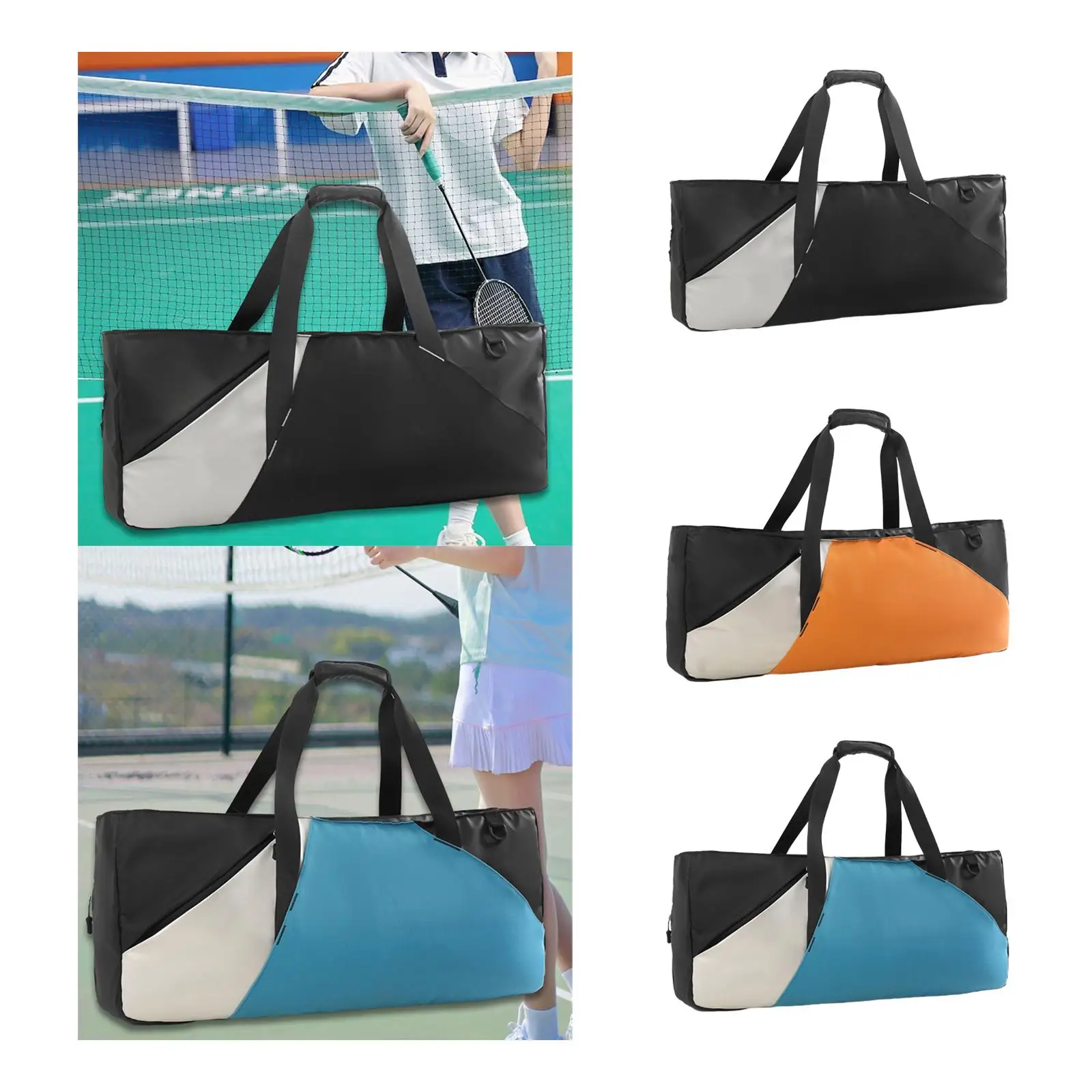

Badminton Racket Bag Multiuse Portable Sports Carrying Case for Unisex