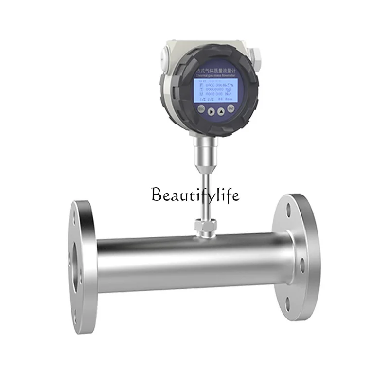 مقياس تدفق الغاز الحراري مستشعر الهواء المضغوط الذكي خط أنابيب الغاز المقسم