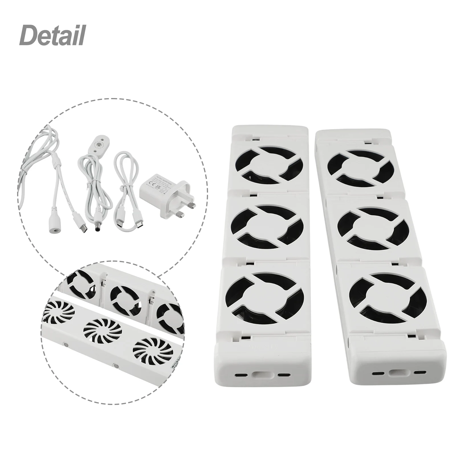 300*69*30mm Magnetic Cooling Fan Energy-efficient Flame Retardant Improved Heat Distribution ROHS Certification