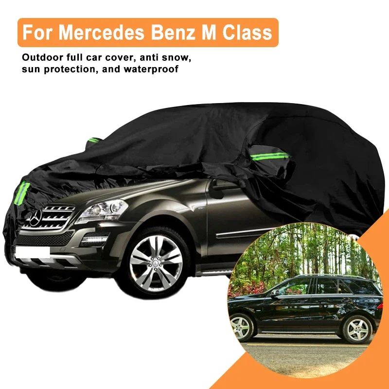 

Full Car Cover for Mercedes Benz M Class W163 W164 W166 Outdoor Use - Waterproof Snowproof Sunshade Auto Protection Accessories