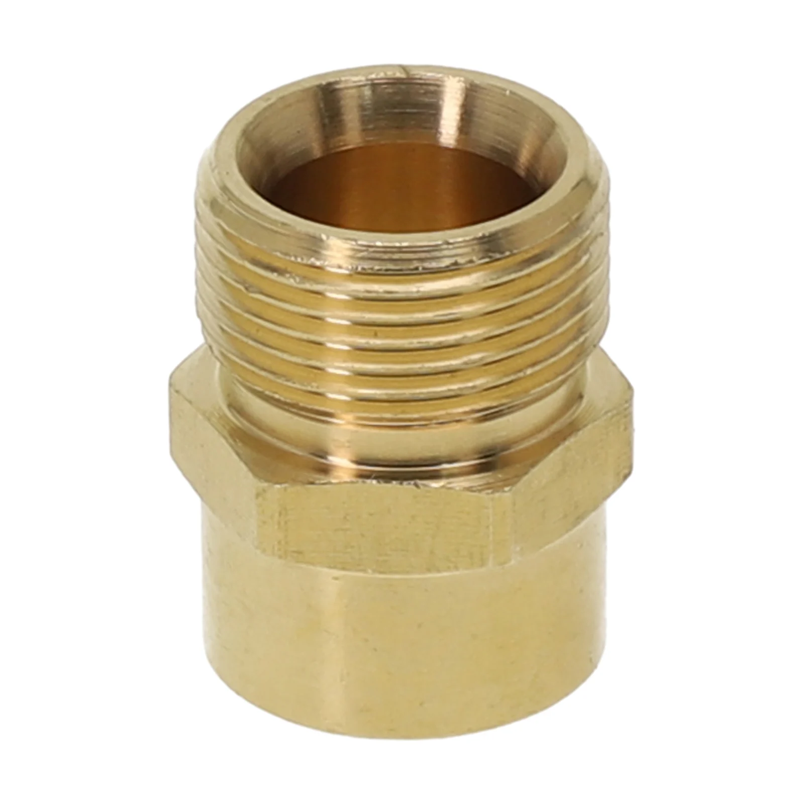 Brass Connection Adapter M22 x 1 5 to G 3/8 Enhances Compatibility with Various For Pressure Washers and Hoses