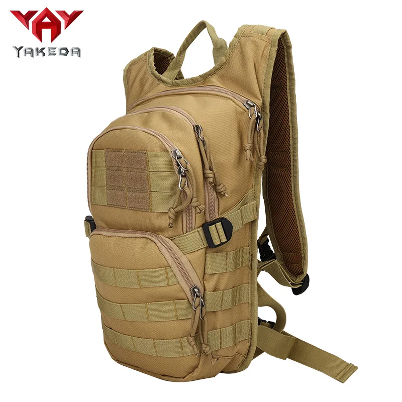 Yakeda Outdoor tactical water bag, hiking camping bag, military MOLLE system multi-functional water bag