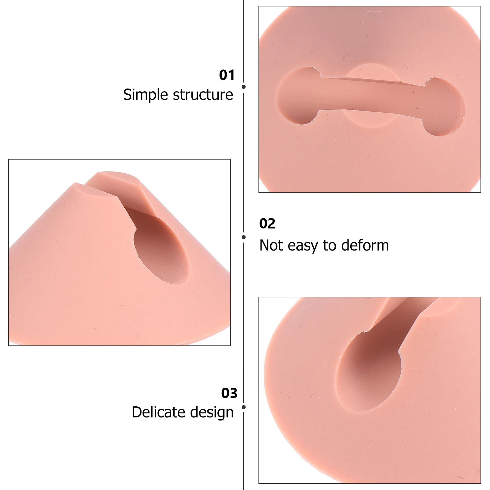 

4Pcs Table Leg Pads Hairpin Protector Feet Silicone Caps for Furniture Floor Protection Scratch Resistant Grippy Base Cover