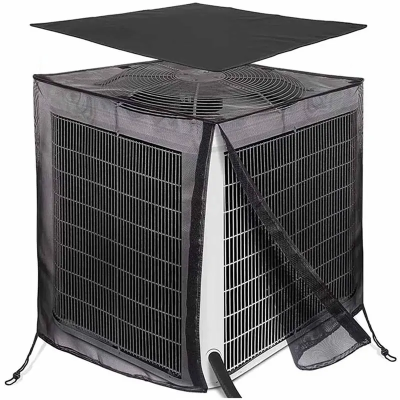 

B46B-AC Unit Cover Air Conditioner Cover Full Mesh With Detachable Waterproof Top All-Season Protection