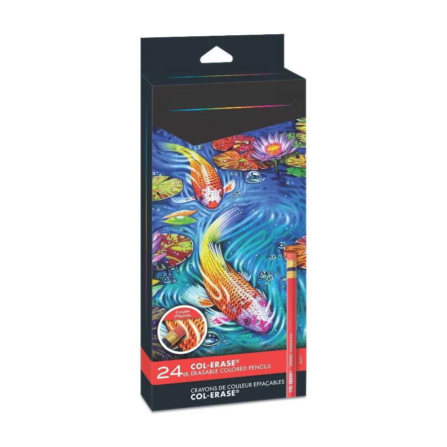 

Col-Erase Erasable Colored Pencils, Assorted, 24 Count