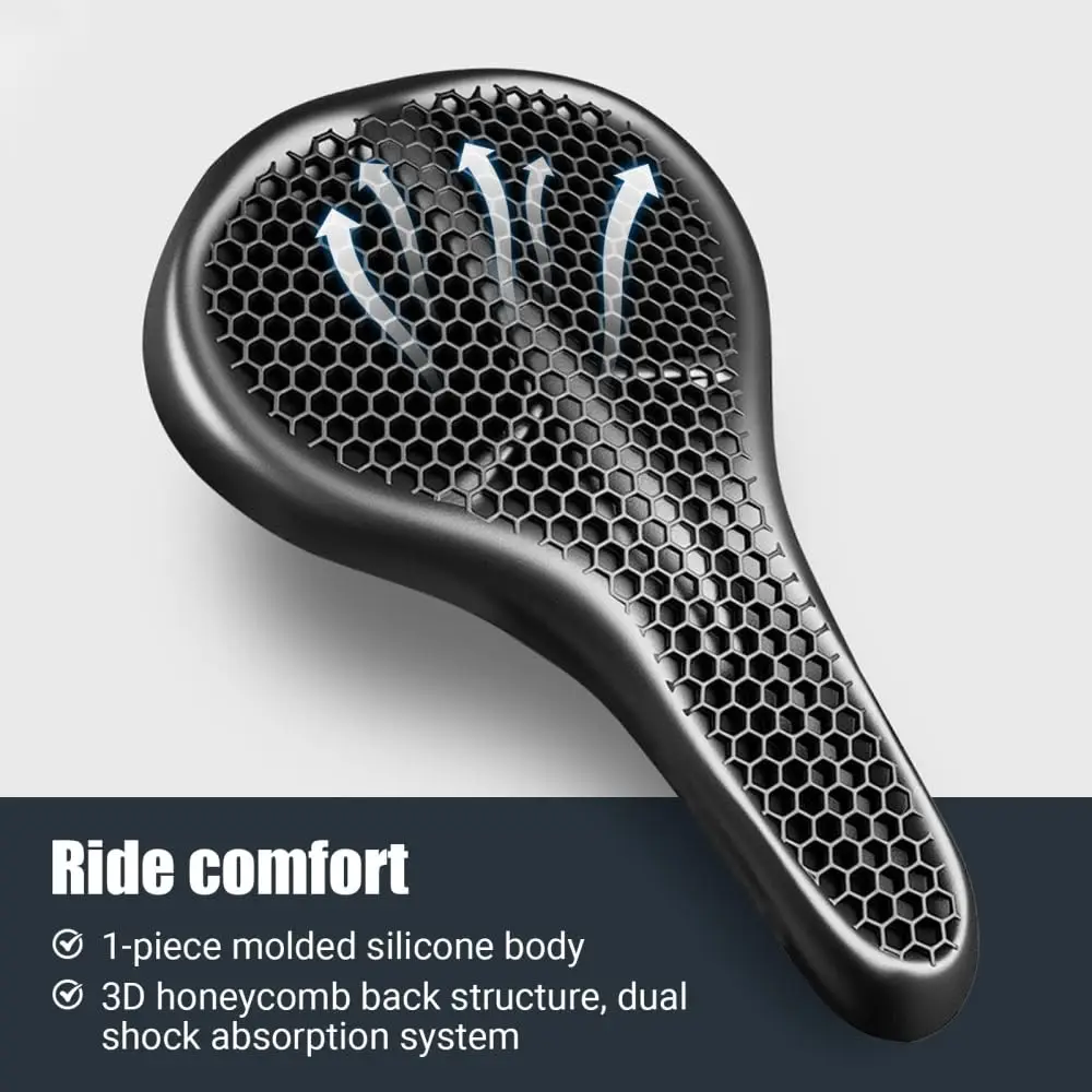 

1PC Mountain Road Bike Seat Comfortable Soft Cycling Cushion Exercise Bike Saddle Shockproof Bicycle Saddle Cycling Accessories