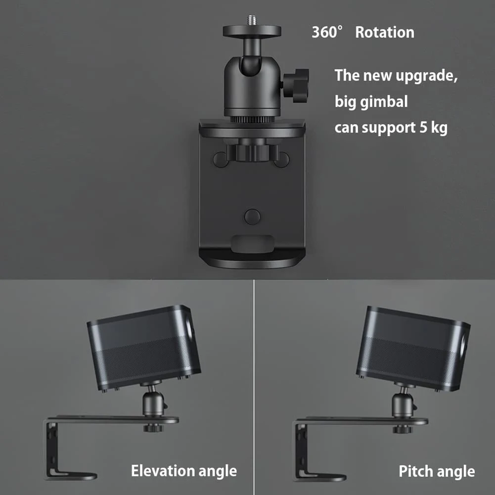 1pc Projector Bracket Musical Instruments Projector Wall Mount Brackets Stand 1/4 Inch Screw Hole Adjustable Acceesories
