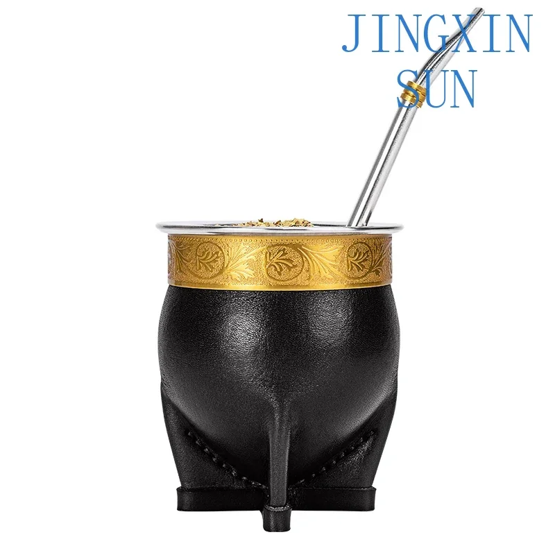 Buy 1 Straw Tea Cup Insulated Pot Tea Set Beverage Gourd Cup