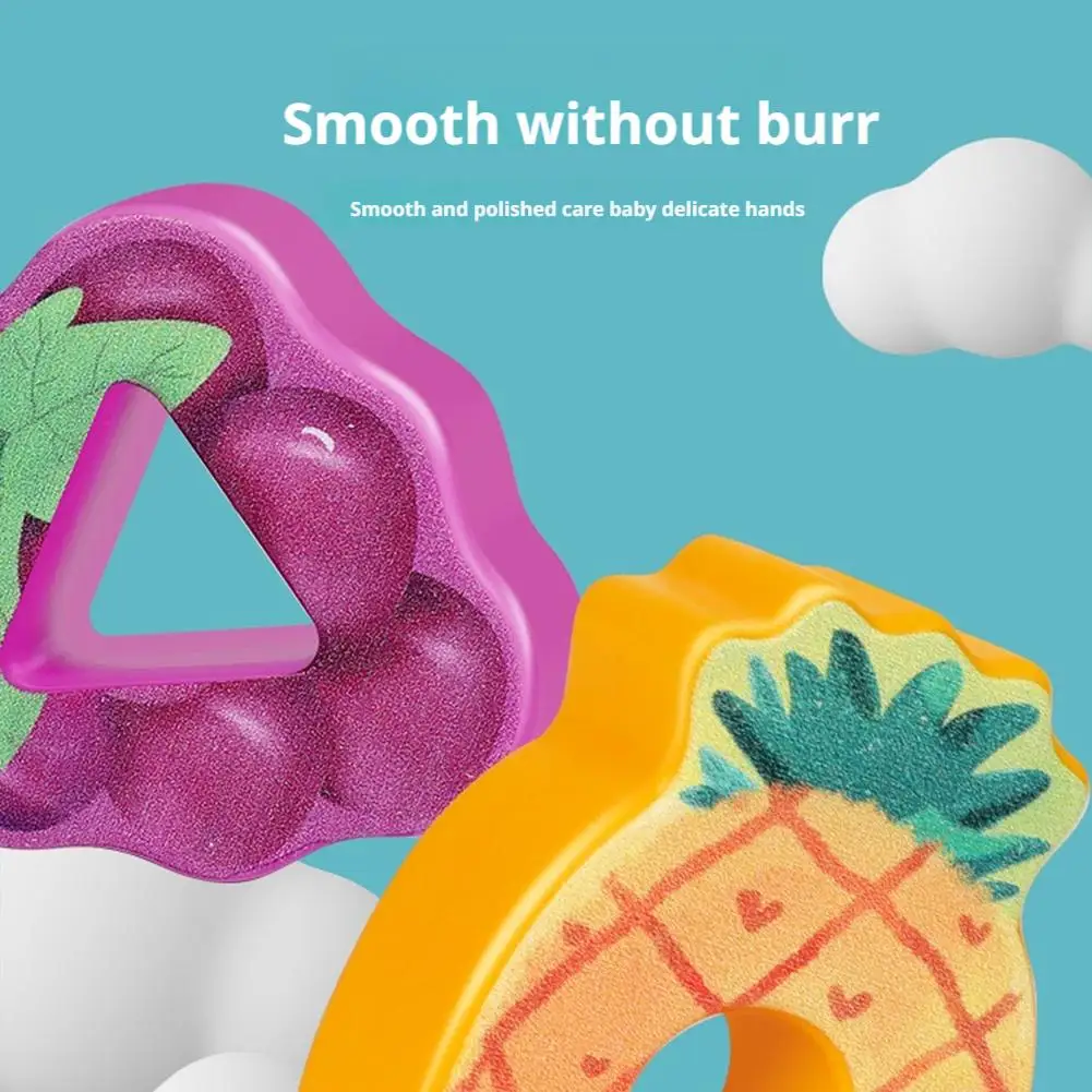 Baby Toys Shape Color Sorter, Fruits Lacing Beads for Early Learning Fine Motor Skills Training, Birthday Gifts 1-3 Years Old