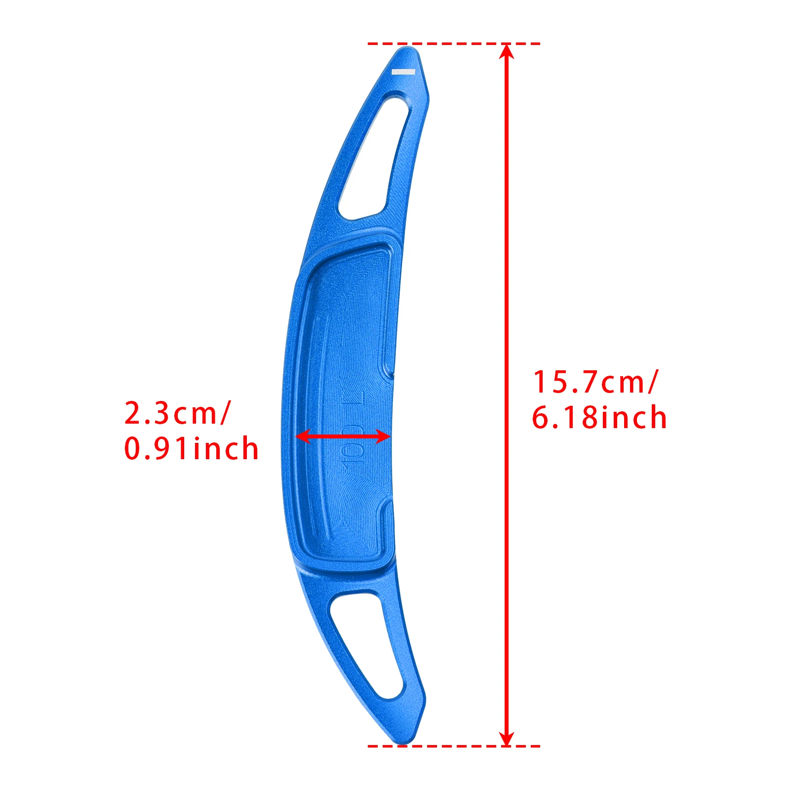 Picture 4: Areyourshop Steering Wheel Paddle Shifter Extension for Renault Clio Captur Aluminium