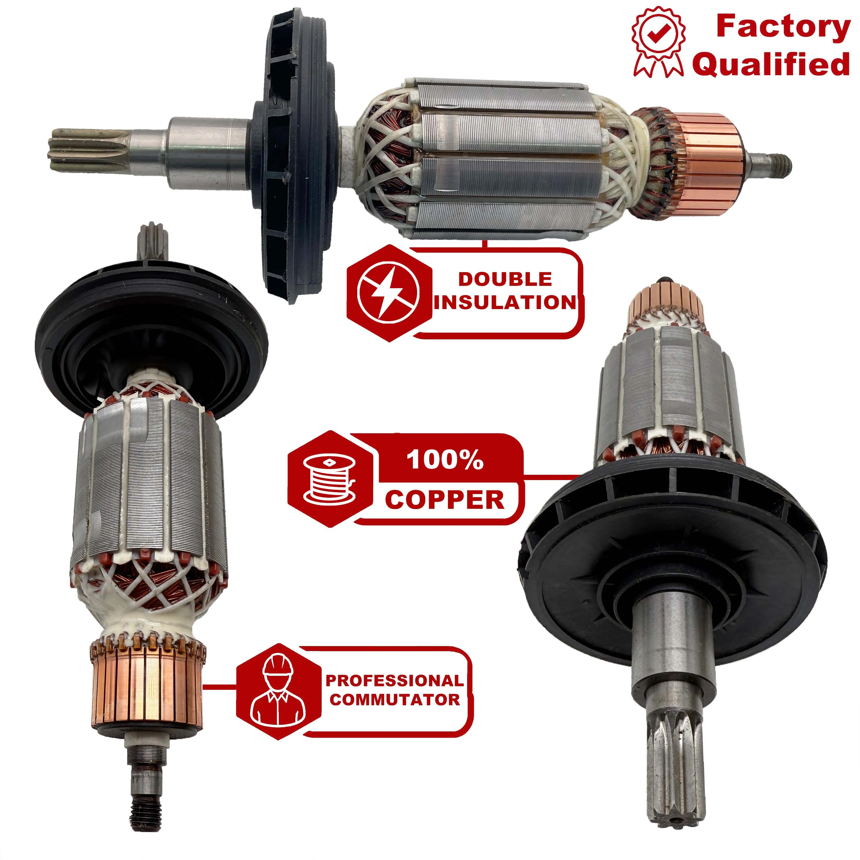 AC220V-240V المحرك الدوار مرساة استبدال لبوش مطرقة دورانية GBH8-45 GBH8-45D GBH8-45DV GSH7VC GSH9VC