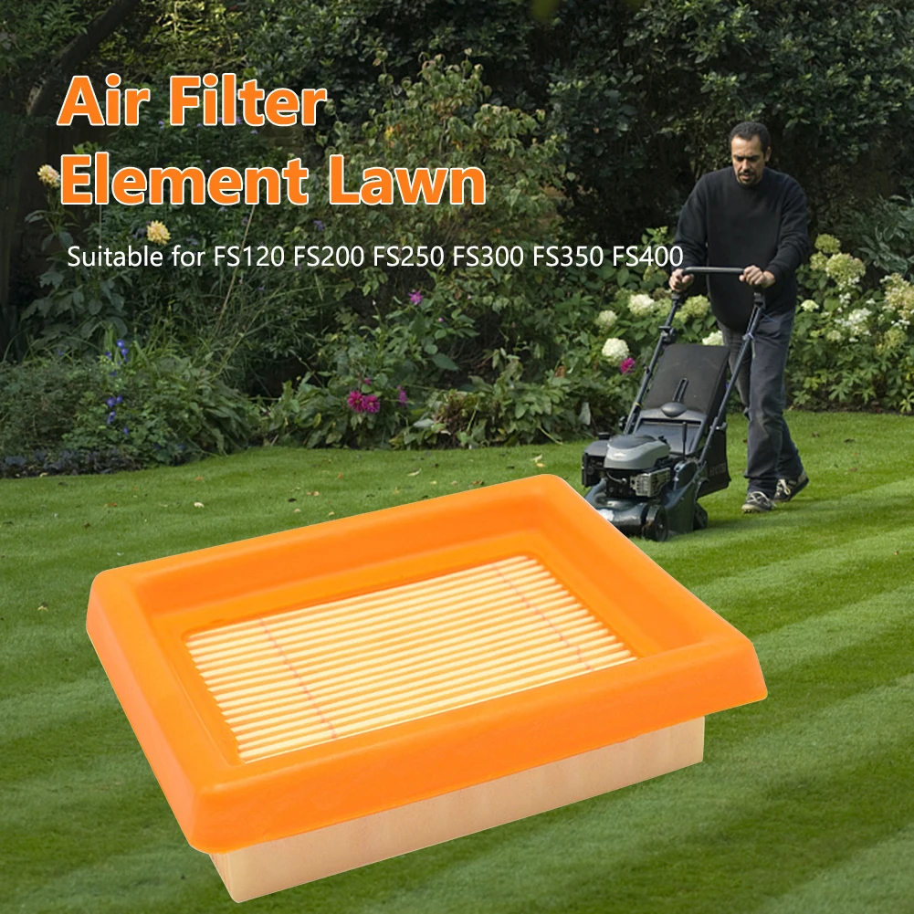 Air Filter Replacement Long Service Life Lawn Mower Air Filter Lawn Mower Parts Easy Install for Stihl FS120 FS250 FS310 BT130