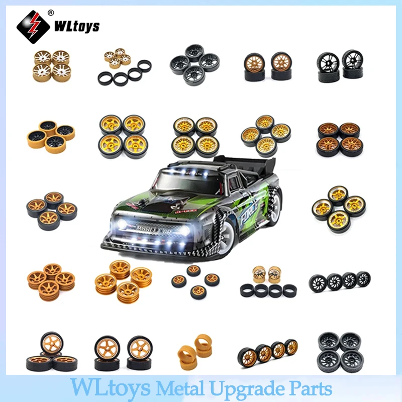 4 Stück \ Set Ersatz Gummi rad Reifen für wltoys k969 k979 k989 p929 rc Auto Offroad Buggy LKW Auto Upgrade Teile