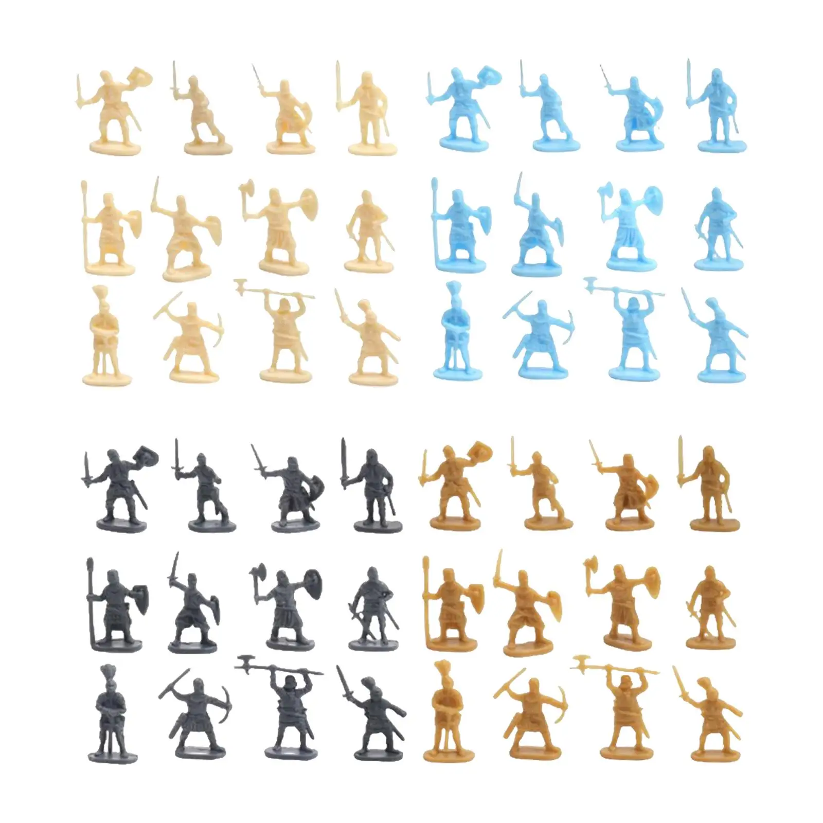 200Pcs Medieval Knight Soldier Men Battle Scene Role-Playing Gift