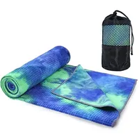183*63*1.5cm Yoga Mat Towel Non Slip Printing Thickening Hot Yoga Towel ,Sweat Absorbent, for Hot Yoga, Bikram, Pilates