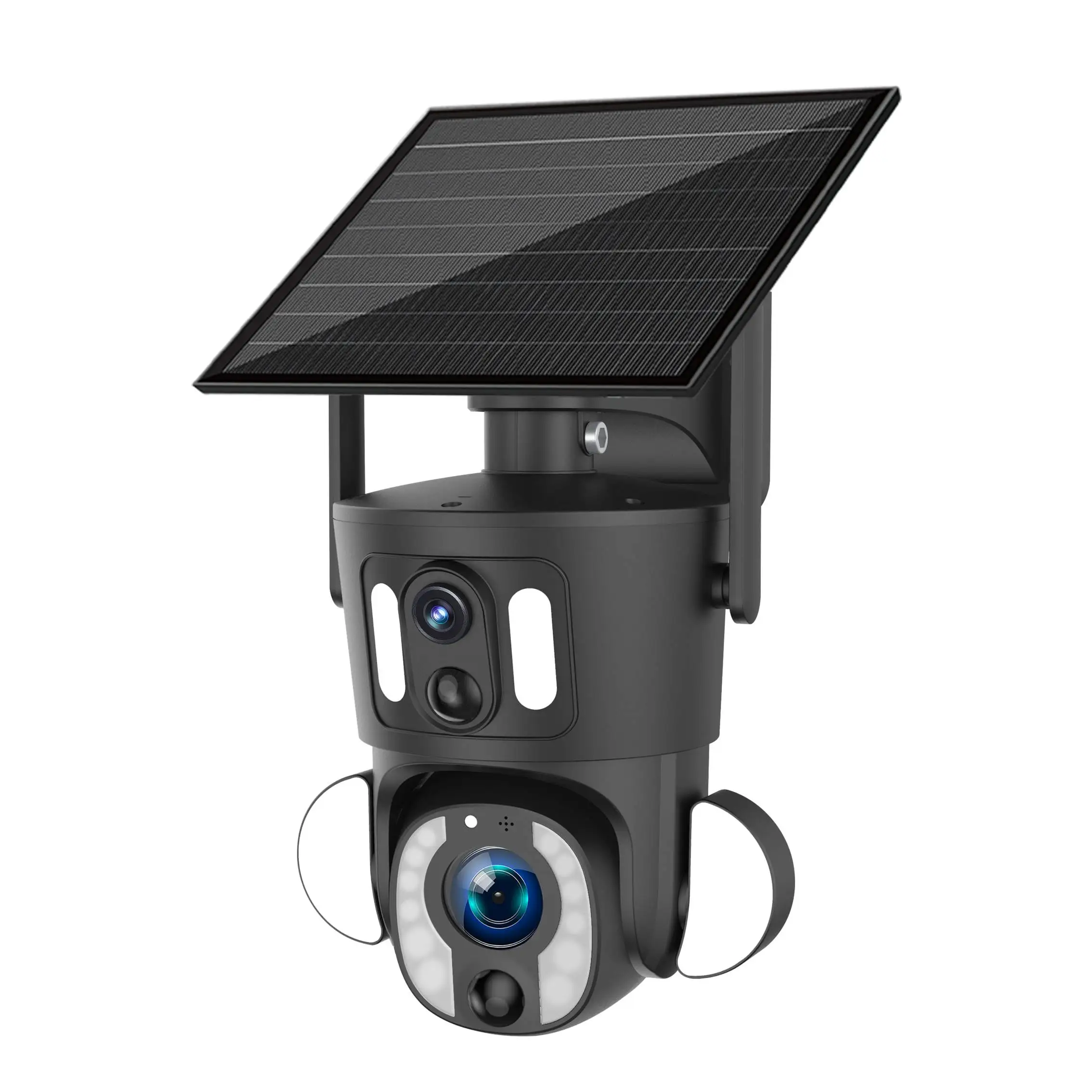 4MP 4G WiFi عدسة مزدوجة 10X التكبير لوحة طاقة شمسية الكرة الربط كاميرا Ptz الذكية #4