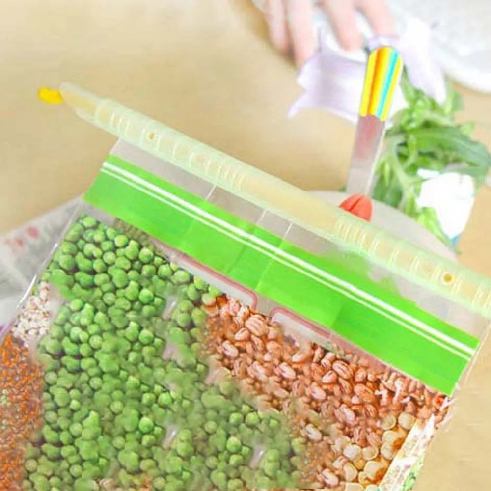 

Packaging Sealer Stick Storage Sealer Clip Milk Powder Bag Food Seal Stick Seal Storage Clips 16Pcs Snack Bag Clip