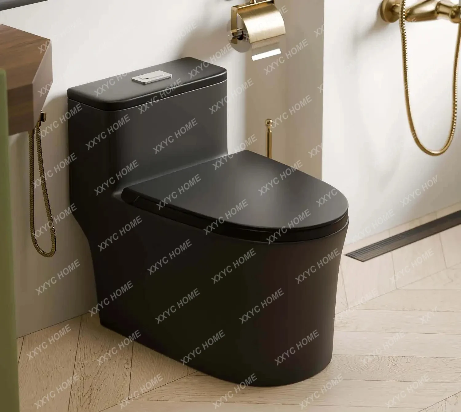 

retro green toilet household bathroom one-piece toilet toilet