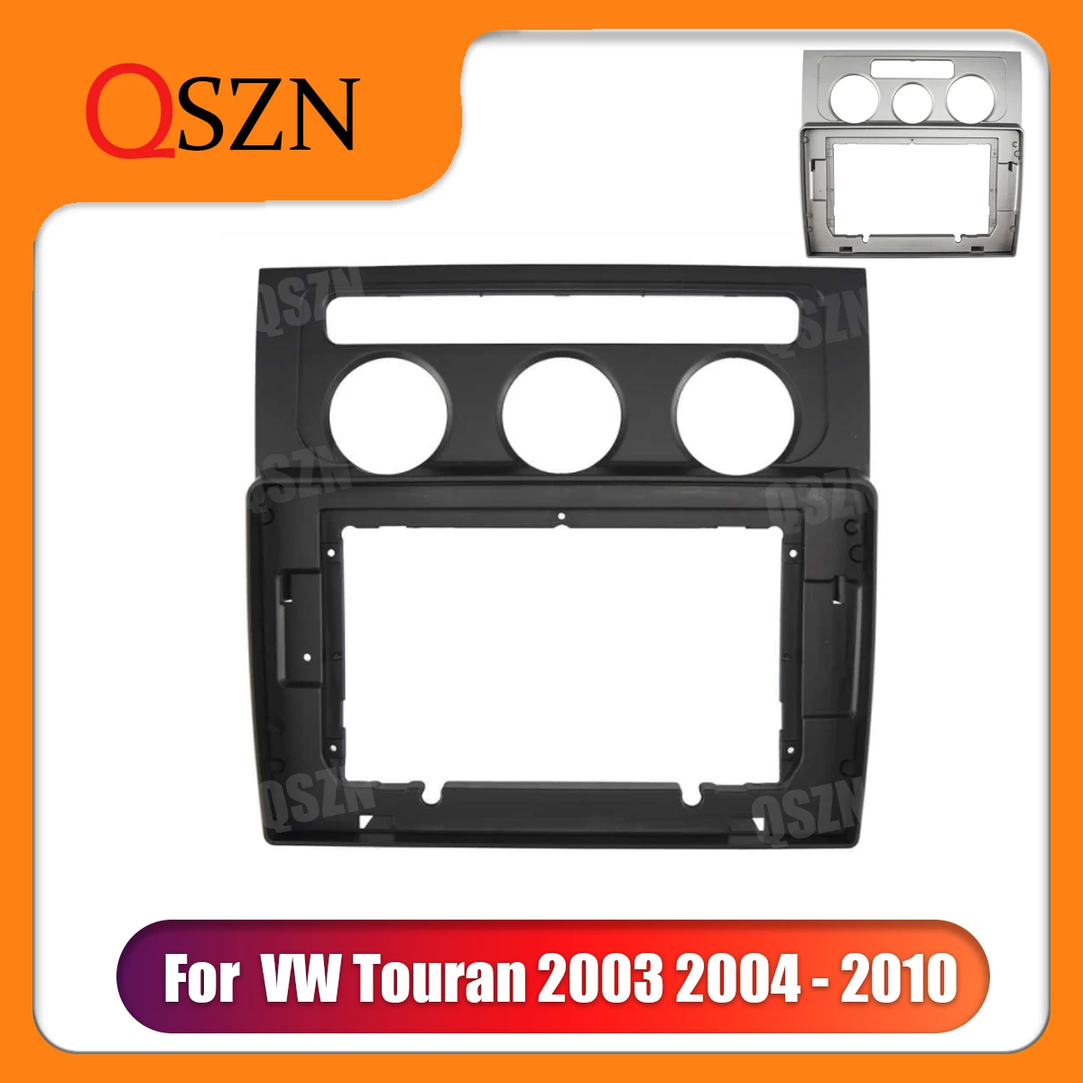 

QSZN 10.1 inch 2 Din Car radio DVD Installation Fascias For Volkswagen Touran 2004-2008 Audio Dash Fit Panel Dash Trim Kit Frame