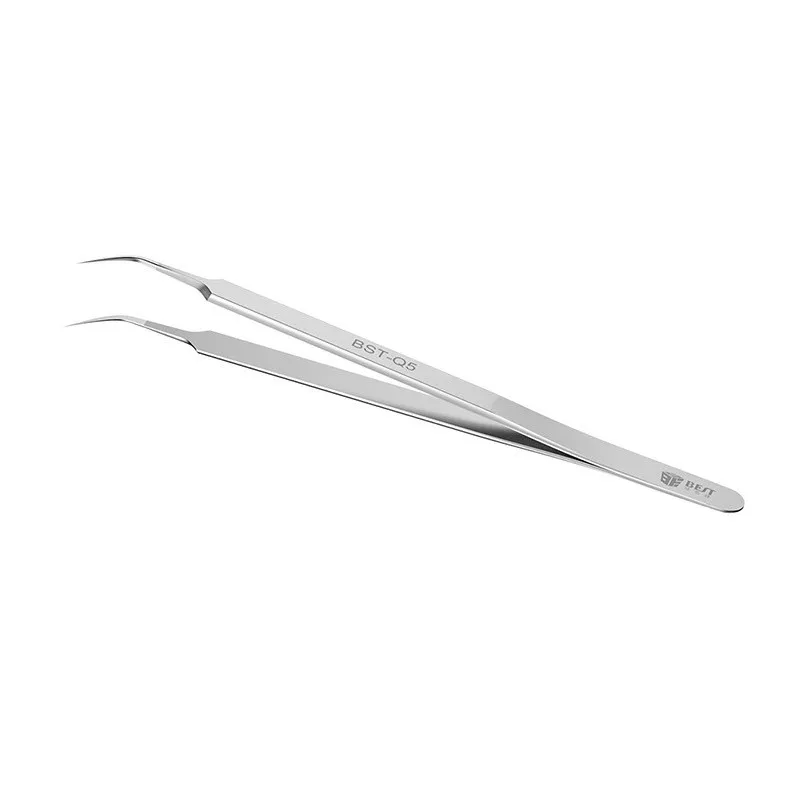 Best Q5 Curved Extra Thin Tweezer For Remove Electronic Components Best