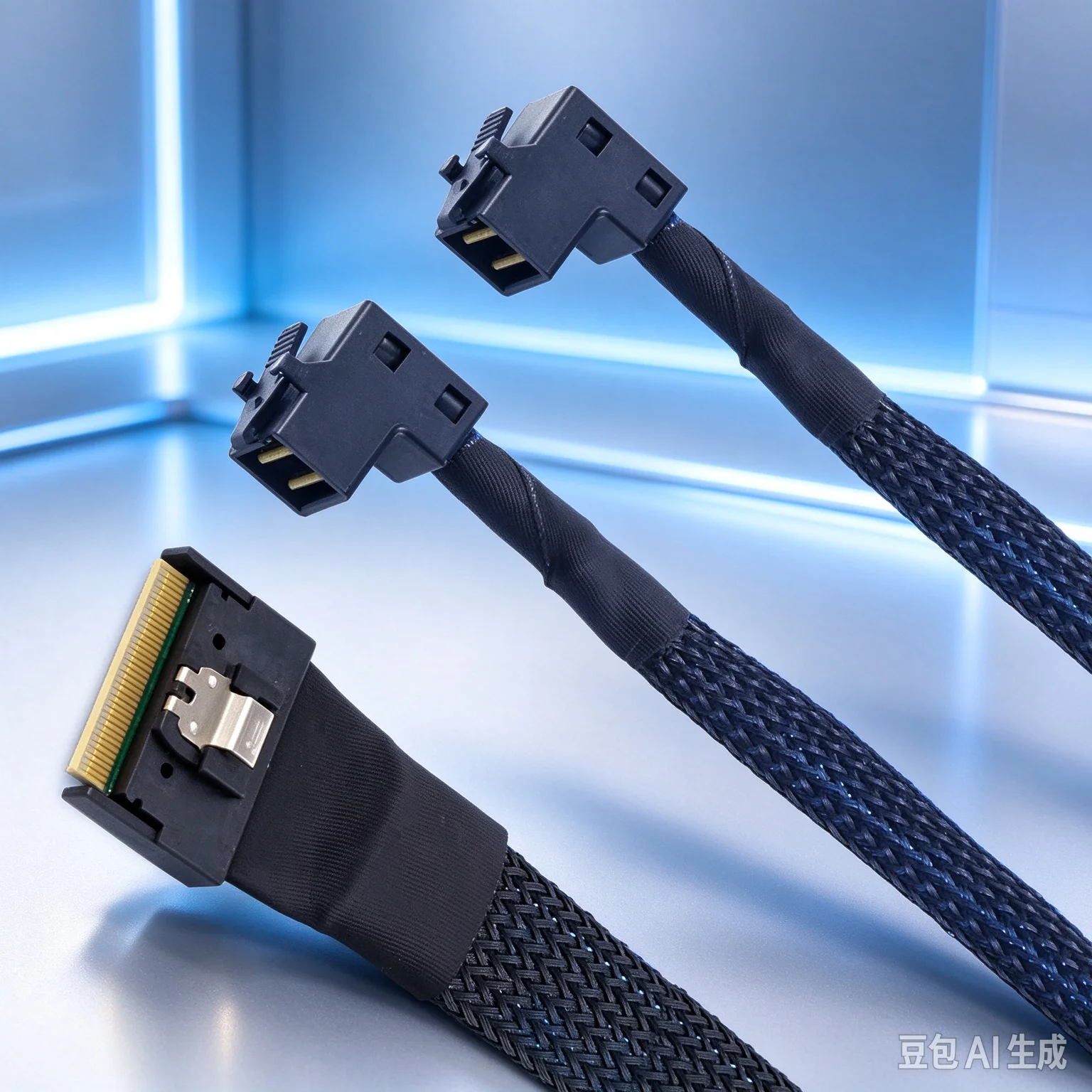 Cable for 9560-8i RAID Card Slim SAS 8654 to 8643 1 To 2 SAS Backplane Wire