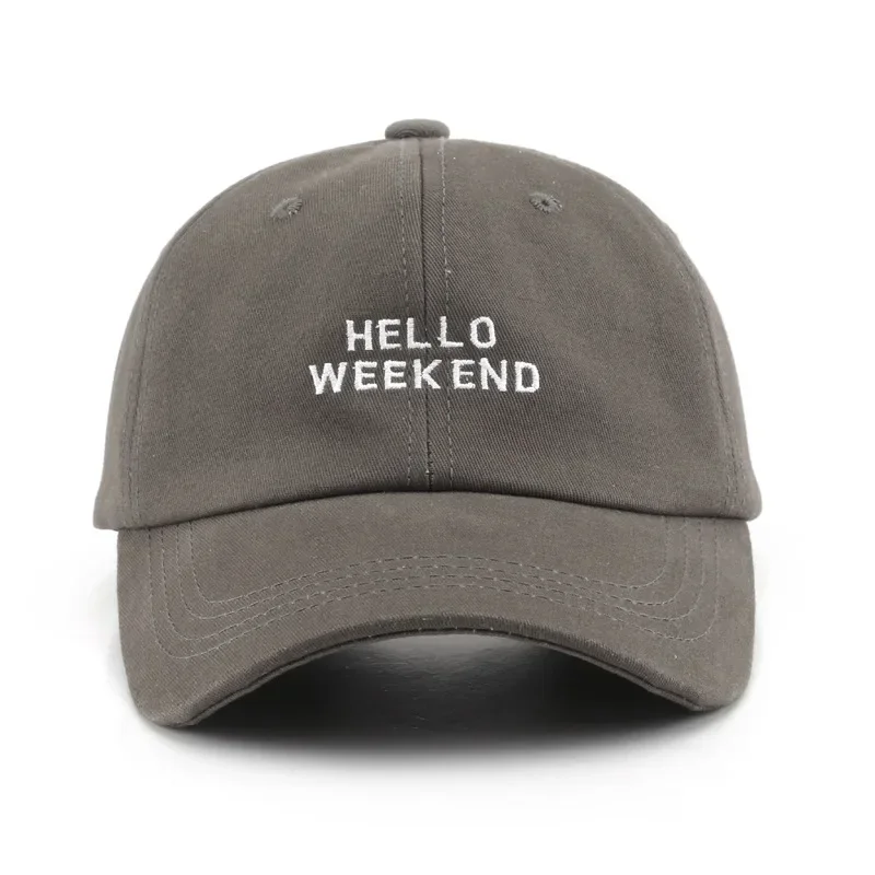 Fashion Letter Baseball Cap For Men Women Embroidered Peaked Hat Cotton Color Duck Tongue Caps Outdoor Sun Visors