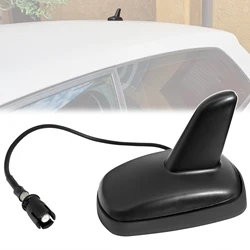 Black Shark Fin Car Roof Mount Antenna Aerial Base Must AM FM With Plug For VW Golf Mk4 Mk5 Polo Jetta Passat B5 3b T4 Sharan
