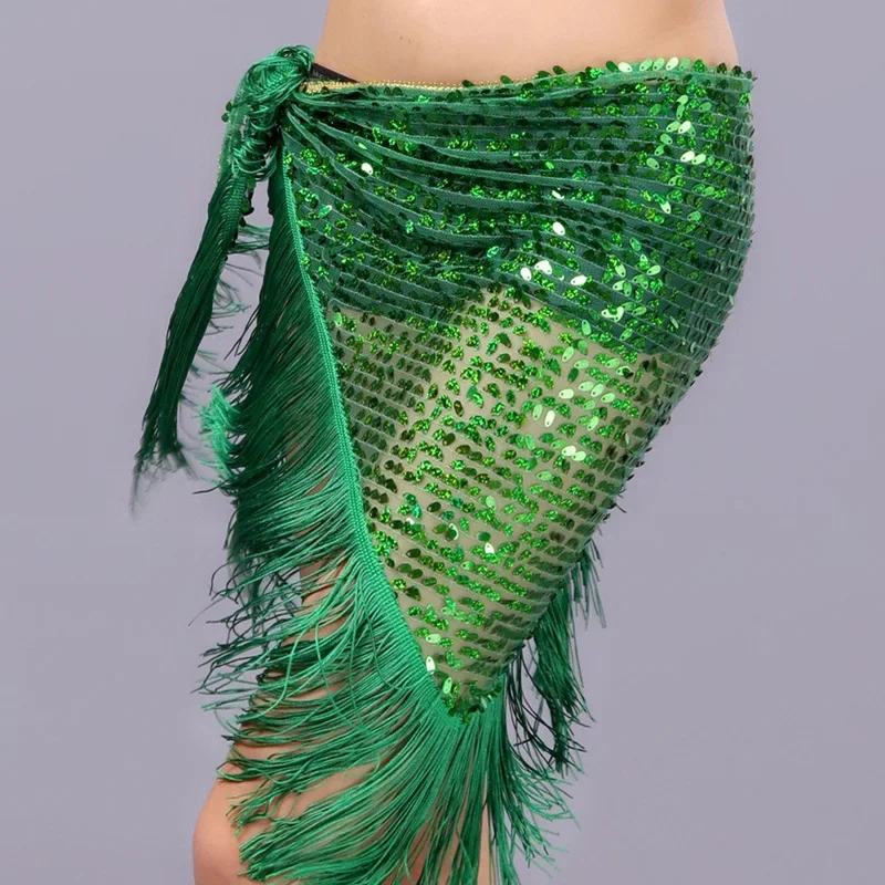 النساء الرقص الشرقي وشاح الورك مع عملات ذهبية الرقص الهندي الشرقي الخصر سلسلة هامش شرابة حزام الرقص الشرقي زي الملحقات #2