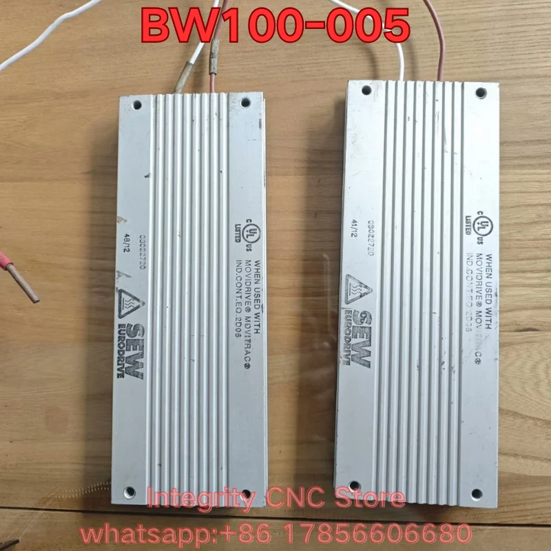 Second-hand BW100-005 braking resistor function test is normal