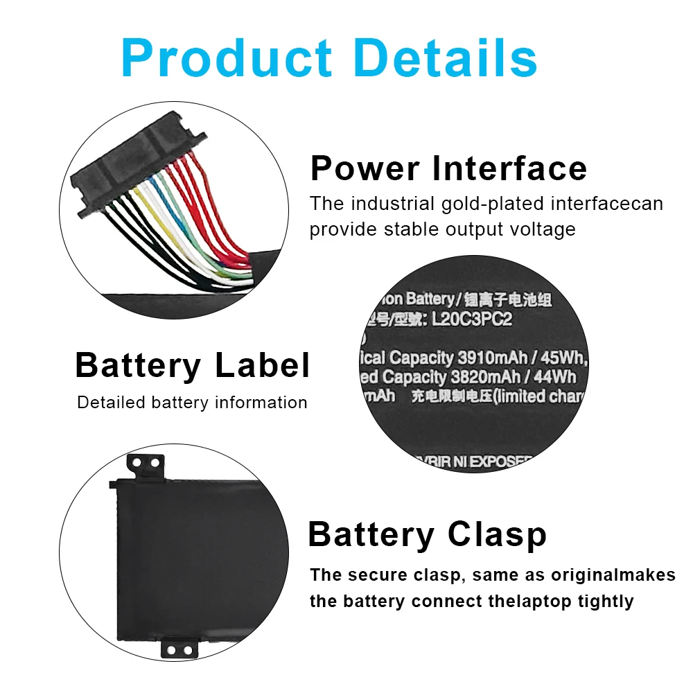 L20C3PC2 L20M3PC2 SB11B96717 5B11B96715 Laptop Battery For Lenovo Ideapad Gaming 3i 3-15ACH6 Lenovo Legion 5-15ITH6H 5-15ITH6