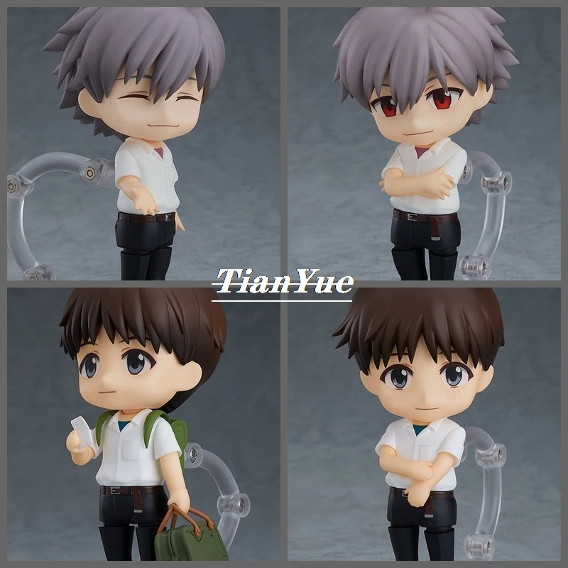 أنيمي Ikari Shinji 1260 Nagisa Kaworu 1261 نموذج مفصلي الشكل لعبة هدية الكريسماس 10 سنتيمتر
