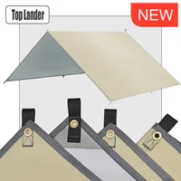 Lona para acampar, tienda impermeable, toldo turístico, sombra, dosel de jardín, sombrilla de playa, refugio solar ultraligero para exteriores