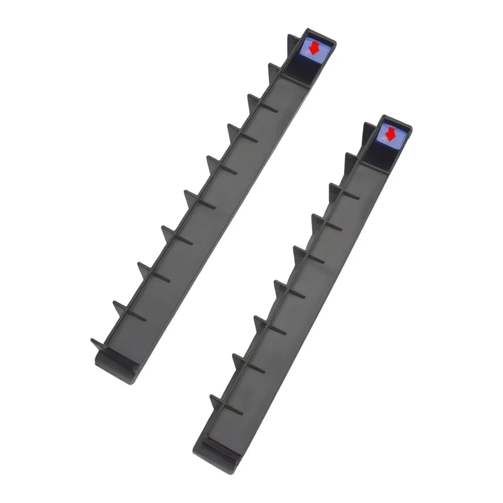 2pcs Black Air Deflector Plate Compatible with For Ecovacs X11 X9Pro For T80 Robot Vacuum Cleaner Replacement Part