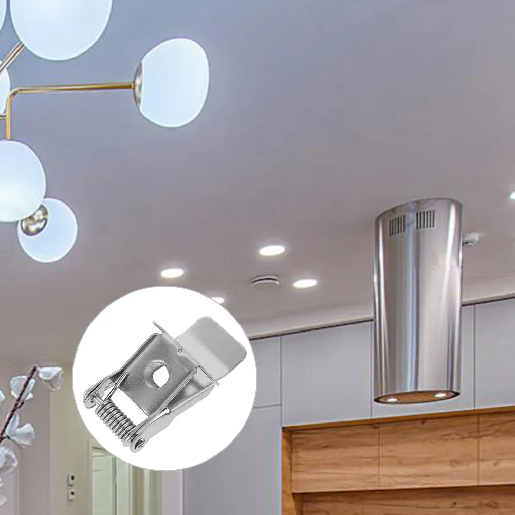 20Pcs High Hardness Downlight Spring Clips Recessed Light Retaining Clamps Ceiling Fixed Brackets for LED Panels Spotlights
