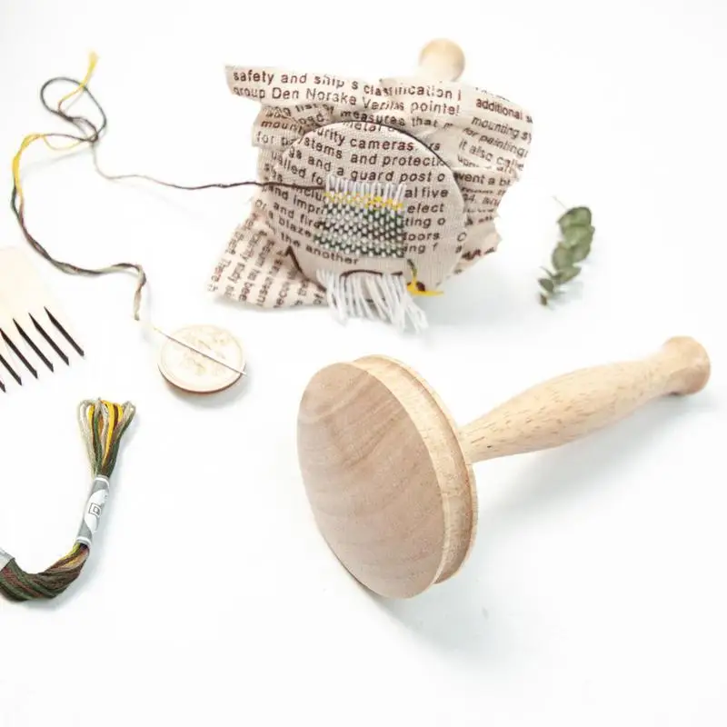 De madeira Darning Cogumelo Patchwork Tool Set, Speedweve Sock Thread Kit para Darning Sock Buracos