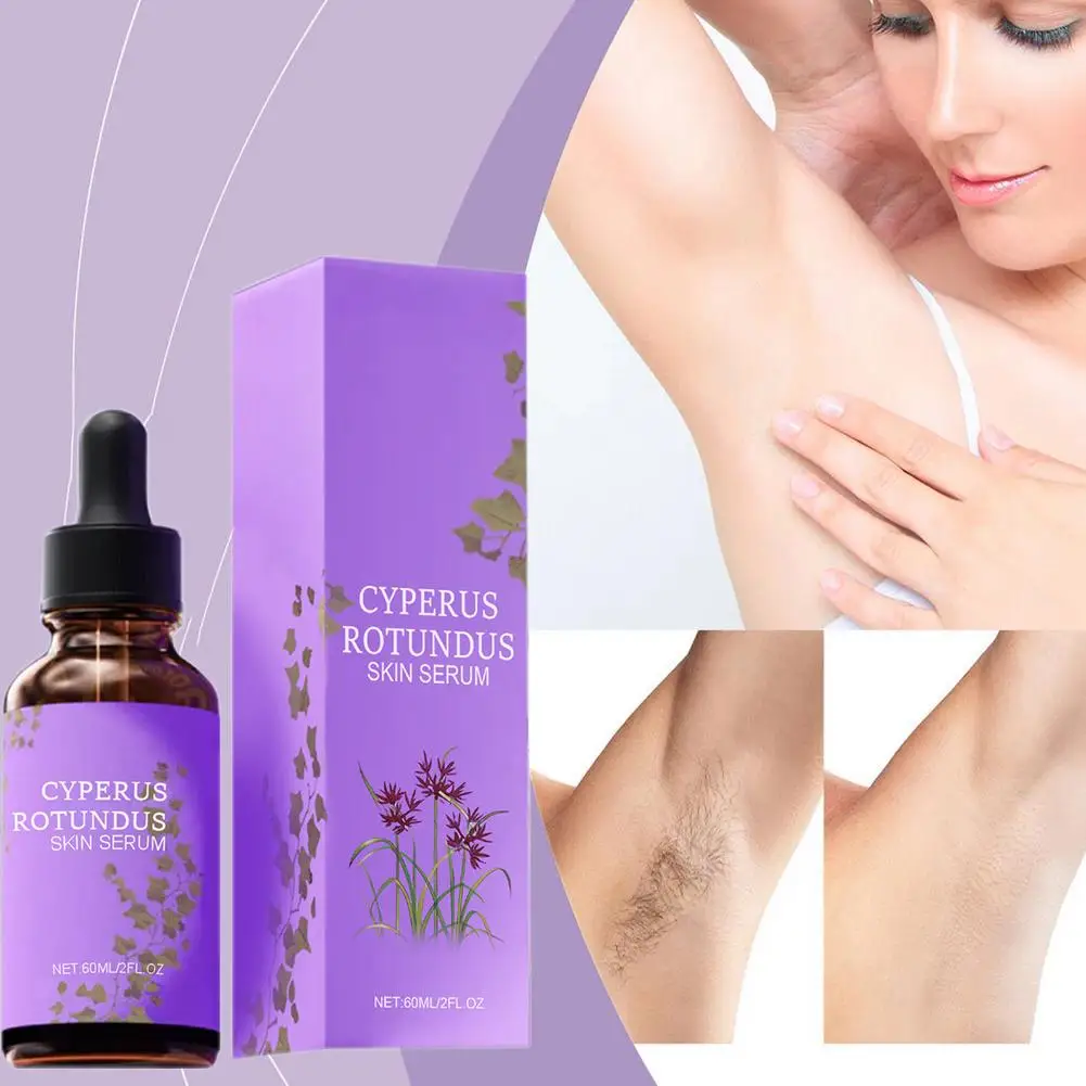 

Cyperus Rotundus Essence Уходное масло для удаления волос против спокойных, покраснений, выцветания роста волос, 60 мл, тонкая ингибиция подмышек G8Z4