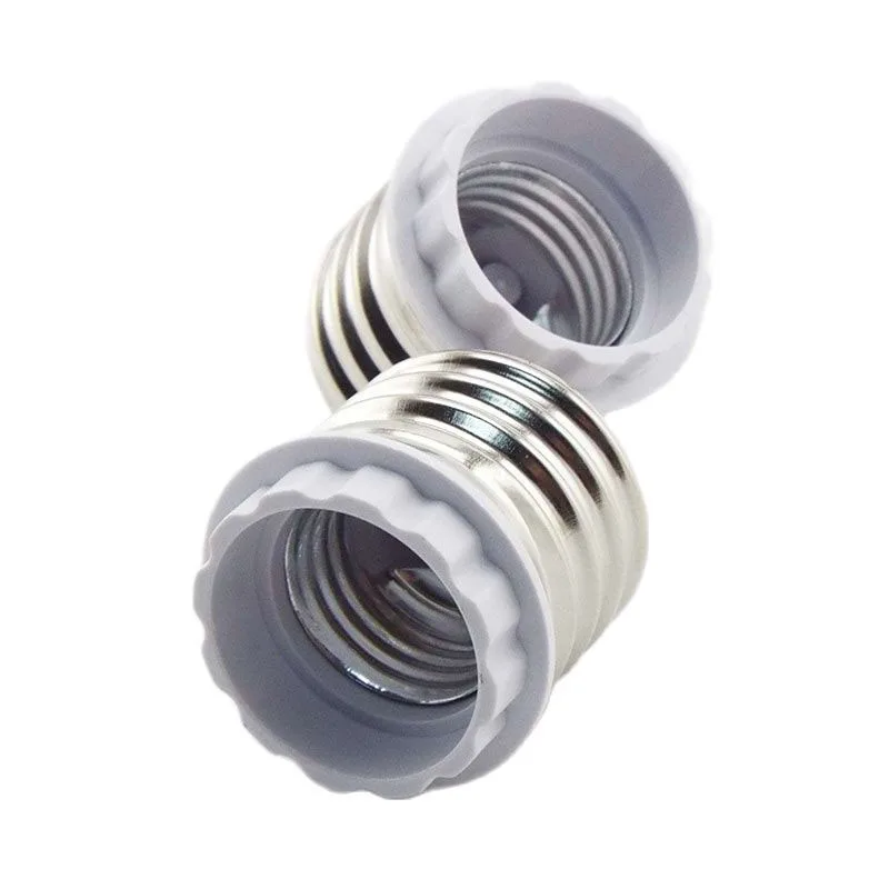 2pcs LED Power Adapter E40 To E27 Socket Lamp Base Holder Adapter Plug Extender Led Light Bulb Converter B3