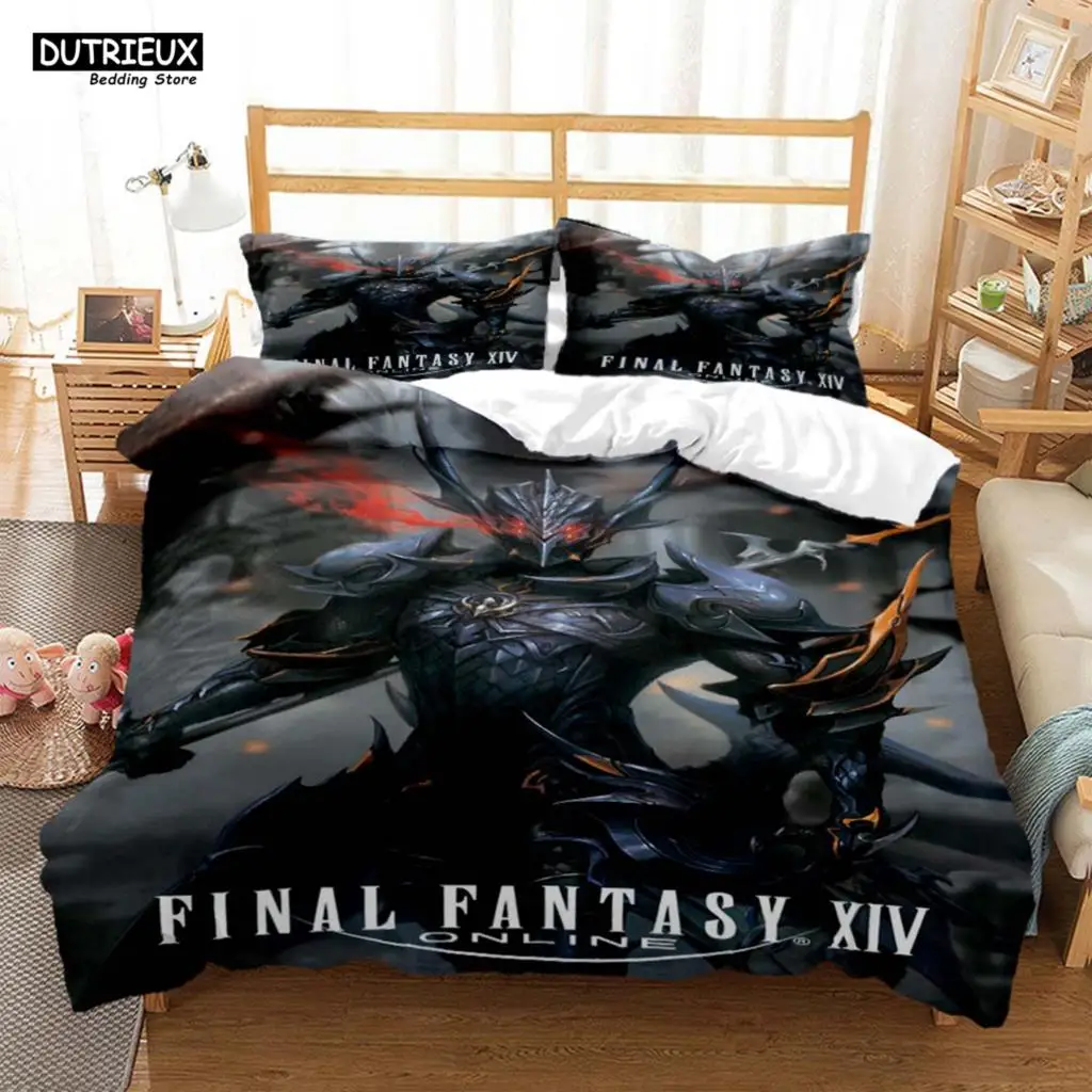 

Game Final Fantasy 3D Printed Bedding Set Luxury For Boy Customized Bedding Set For Boy Soft And Comfortable Queen Bedding Set