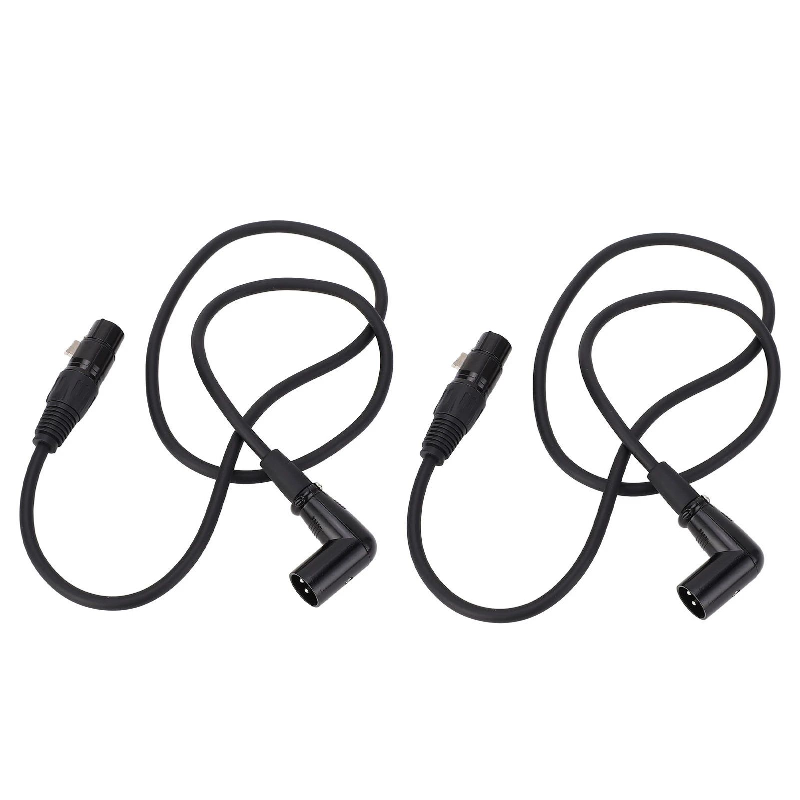2PCS Microphone Extension Cables 3 Pin XLR Male to Female Connector Mic Cable Adapter for Speaker Mixer Amplifier XK042L