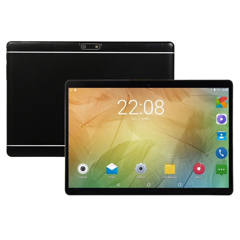 Imagem -05 - Tablet Android 7.0 com Cartão Dual Sim Tablet Emmc Wifi Gps Tipo-c Mtk6592 Quad Core 5000mah 10.1 Pol 1gb Ddr 16gb Novo