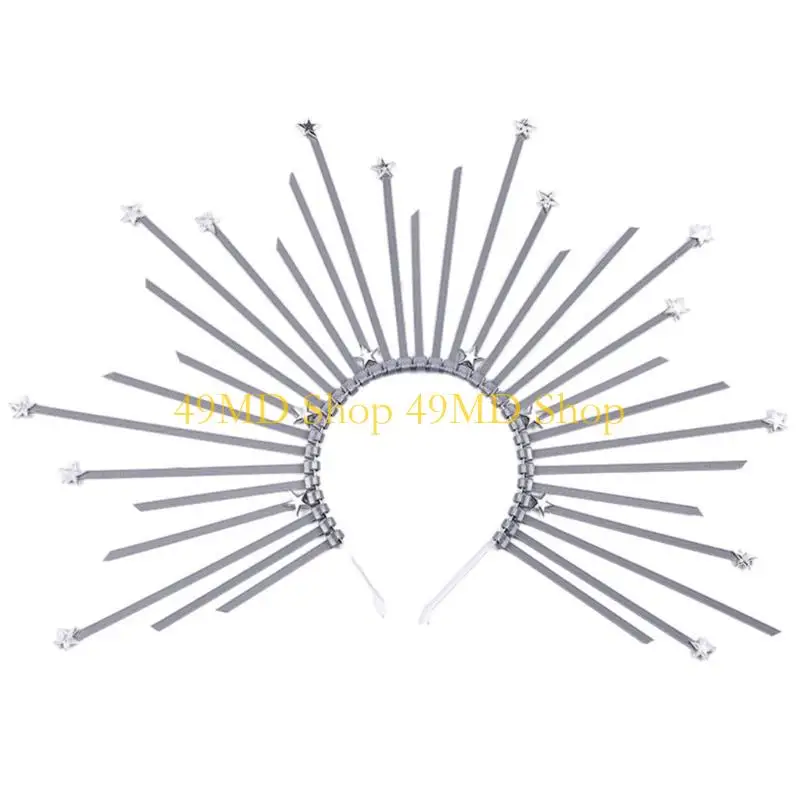 

49MD Crown Headpiece Crown Headband Baroque Crown DIY