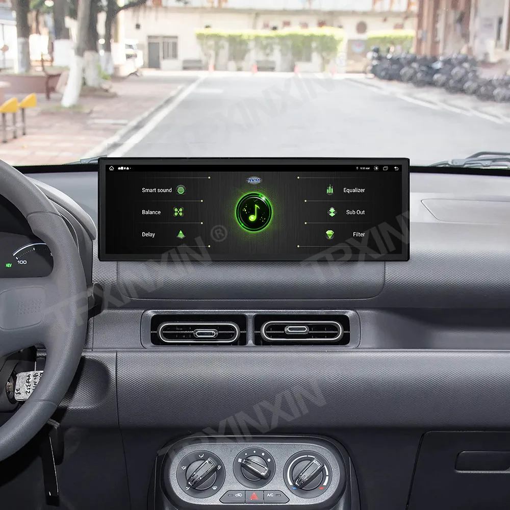 Car Accessories Radio For Wuling Hongguang EV 2025 Android Auto GPS Navigation Multimedia Stereo Receiver Head Unit Offline Maps