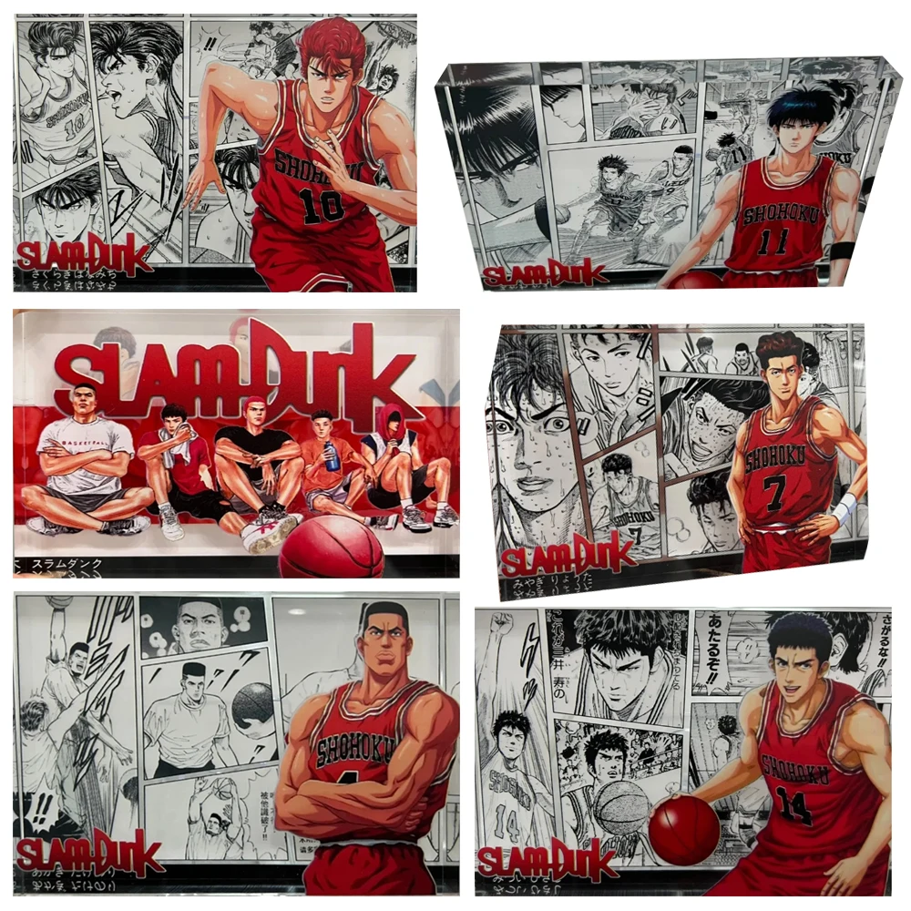 Slam Dunk DIY Collectible card bricks Rukawa Kaede Sakuragi Hanamichi Akagi Takenori Miyagi Ryota Holiday gifts Board game boys