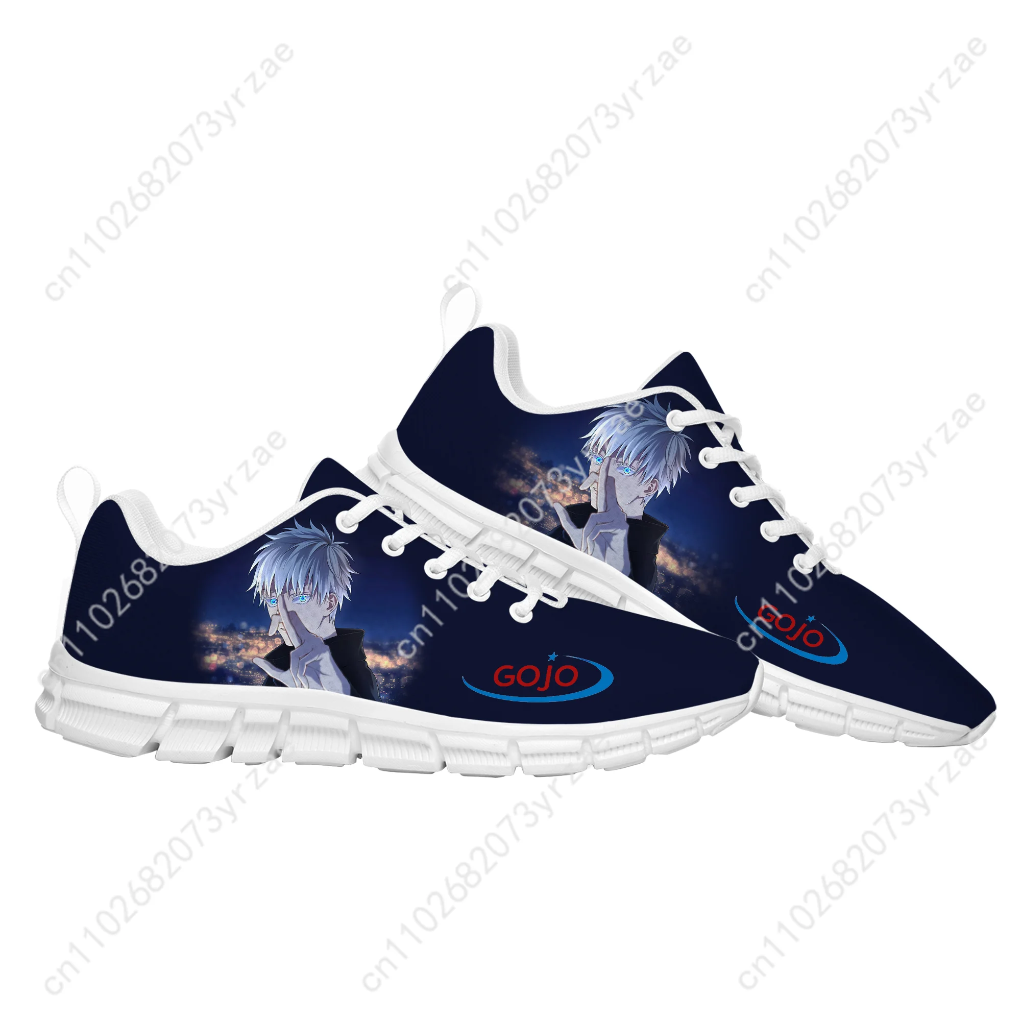 Satoru Gojo Warrior Animation Sneakers Mens Womens Teenager Customized Sports Shoes High Quality Casual Pattern Customize Shoes