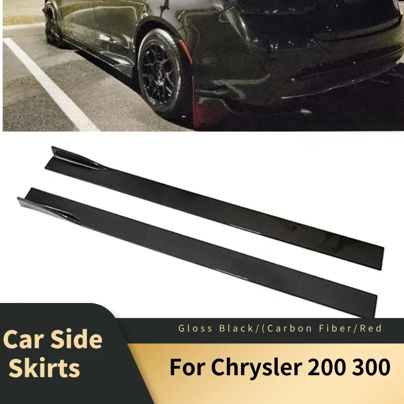 

Car Side Skirts For Chrysler 200 300 Carbon Fiber 78.7'' Extension Lower Splitter Diffuser Bodykit Styling Exterior Accessories